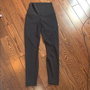 black high rise leggings